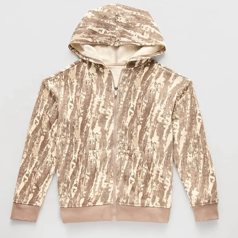 Xersion Little & Big Kid Boys Long Sleeve Fleece Zipper Active Hoodie
