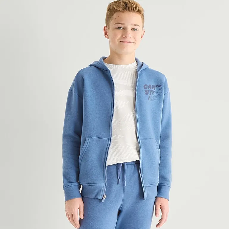 Xersion Little & Big Kid Boys Long Sleeve Fleece Zipper Active Hoodie
