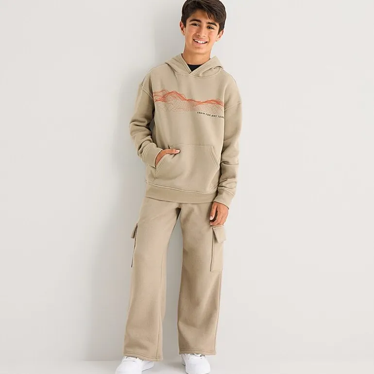 Xersion Little & Big Kid Boys Long Sleeve Fleece Active Hoodie