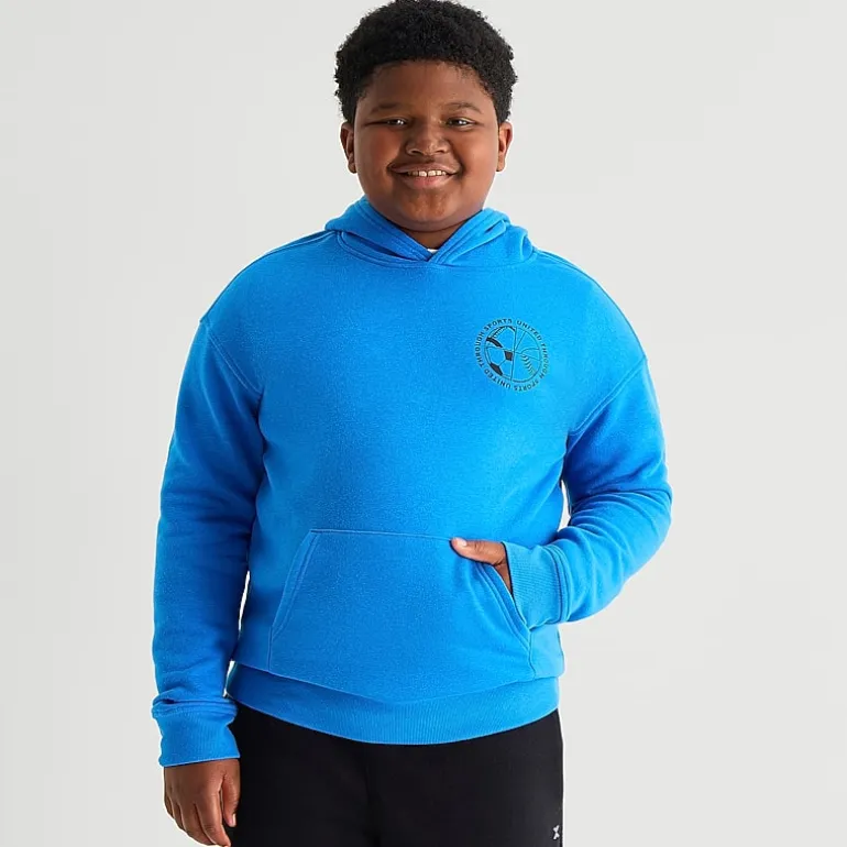 Xersion Little & Big Kid Boys Long Sleeve Fleece Active Hoodie