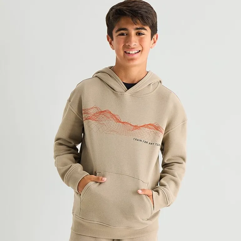 Xersion Little & Big Kid Boys Long Sleeve Fleece Active Hoodie