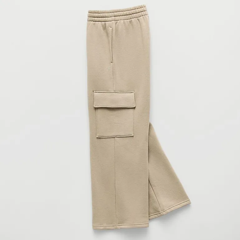 Xersion Little & Big Kid Boys Mid Rise Wide Leg Active Fleece Cargo Pant