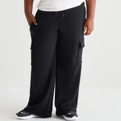 Xersion Little & Big Kid Boys Mid Rise Wide Leg Active Fleece Cargo Pant