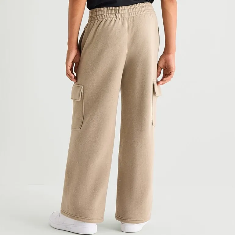 Xersion Little & Big Kid Boys Mid Rise Wide Leg Active Fleece Cargo Pant