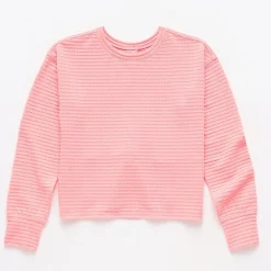 Xersion Little & Big Kid Girls Crew Neck Long Sleeve Active T-Shirt