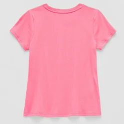 Xersion Little & Big Kid Girls Crew Neck Short Sleeve Regular Fit Graphic T-Shirt