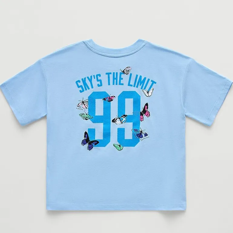 Xersion Little & Big Kid Girls Crew Neck Short Sleeve Relaxed Fit Graphic T-Shirt