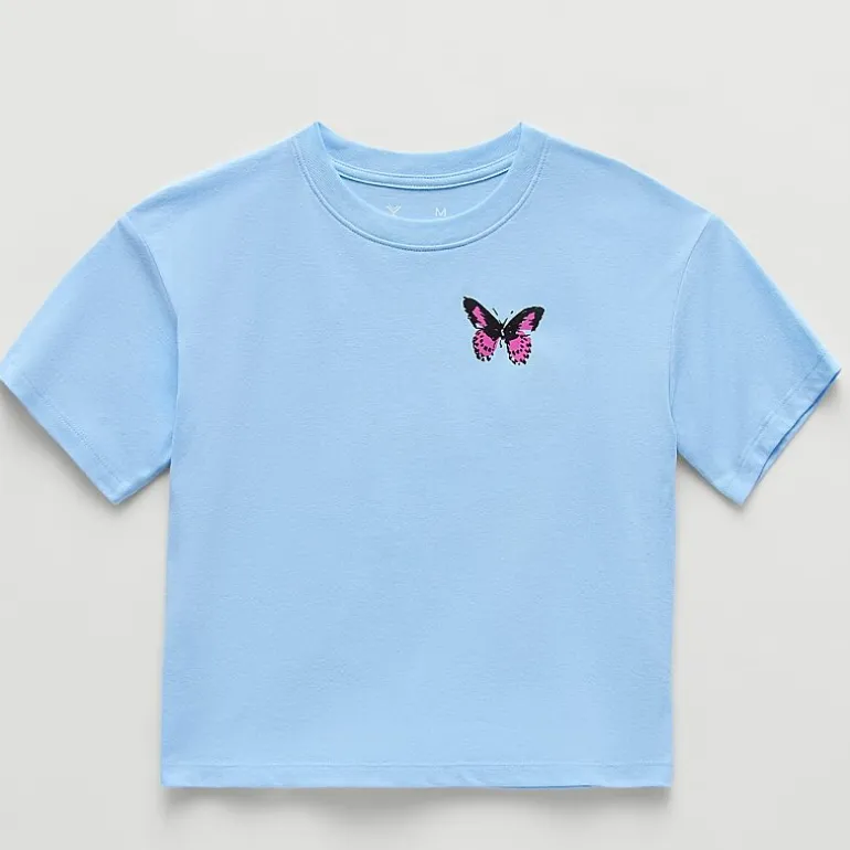 Xersion Little & Big Kid Girls Crew Neck Short Sleeve Relaxed Fit Graphic T-Shirt