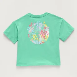 Xersion Little & Big Kid Girls Crew Neck Short Sleeve Relaxed Fit Graphic T-Shirt