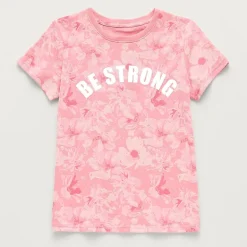 Xersion Little & Big Kid Girls Crew Neck Short Sleeve Regular Fit Graphic T-Shirt