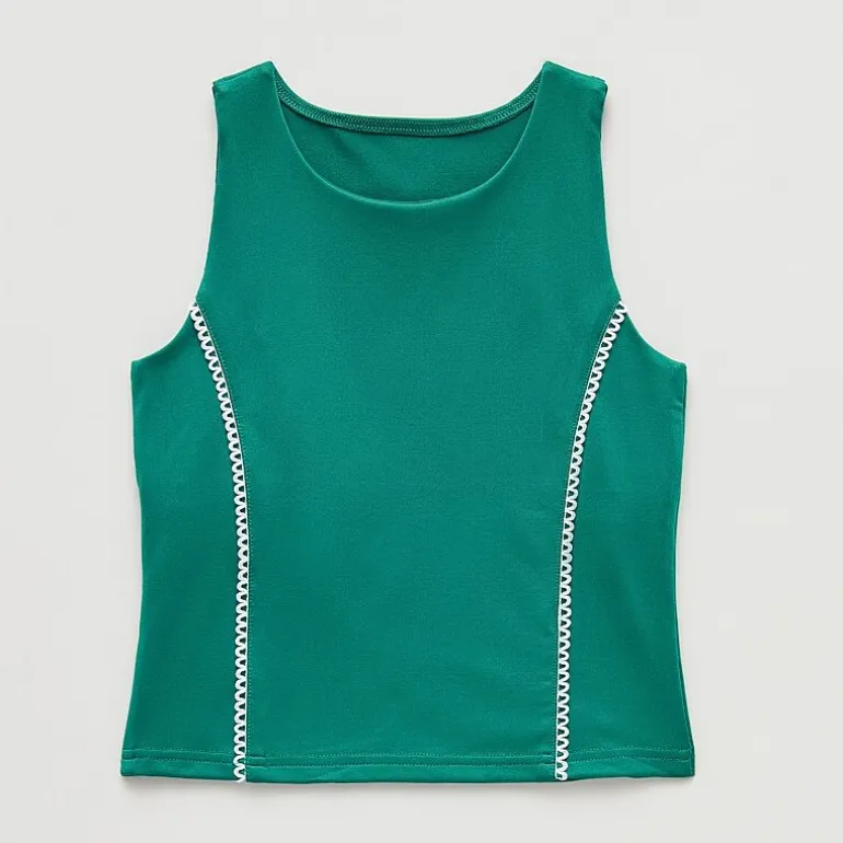 Xersion Little & Big Kid Girls Long Line Bra Tank