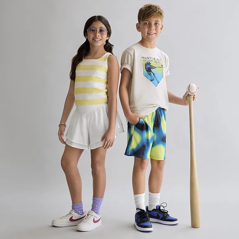Xersion Little & Big Kid Girls Mid Rise Pull-On Short