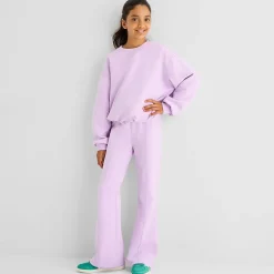 Xersion Little & Big Kid Girls Mid Rise Straight Regular Fit Pull-On Pant