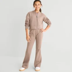 Xersion Little & Big Kid Girls Mid Rise Straight Regular Fit Pull-On Pant