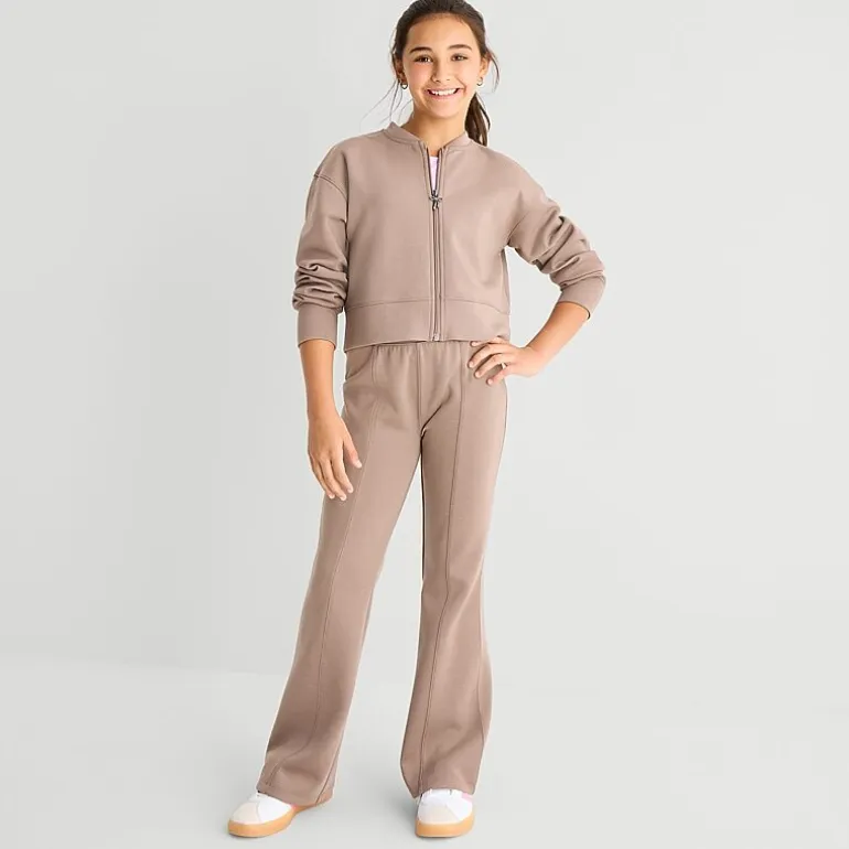 Xersion Little & Big Kid Girls Mid Rise Straight Regular Fit Pull-On Pant