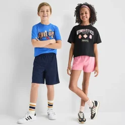Xersion Little & Big Kid Girls Stretch Fabric Mid Rise Pull-On Short