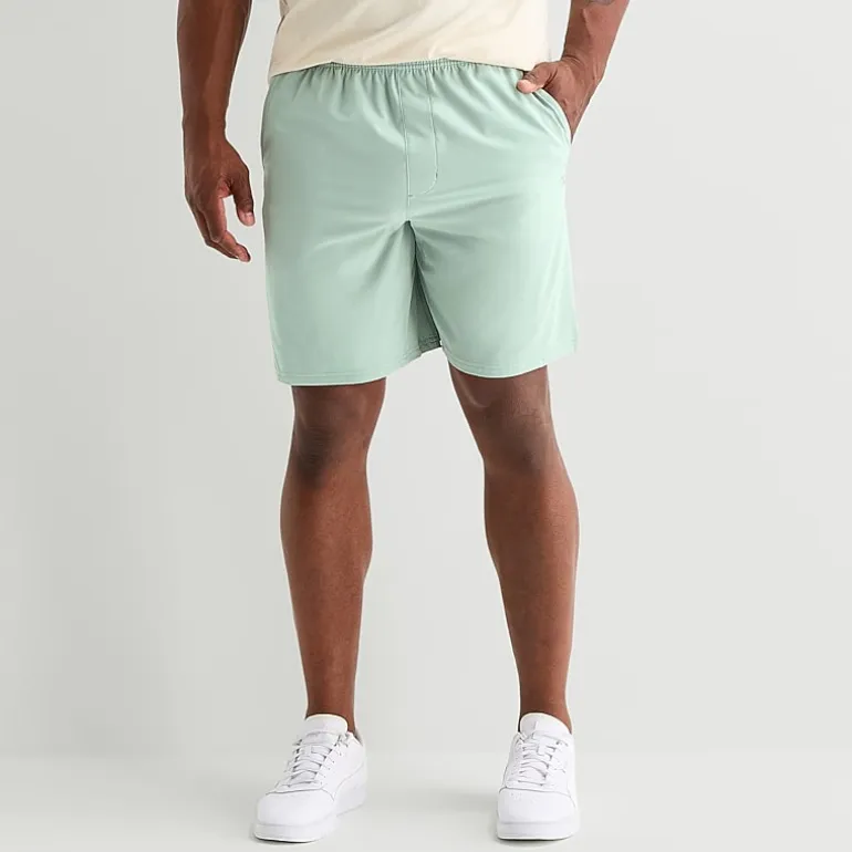 Xersion Mens 8" Big and Tall Moisture Wicking Wicked Workout Shorts