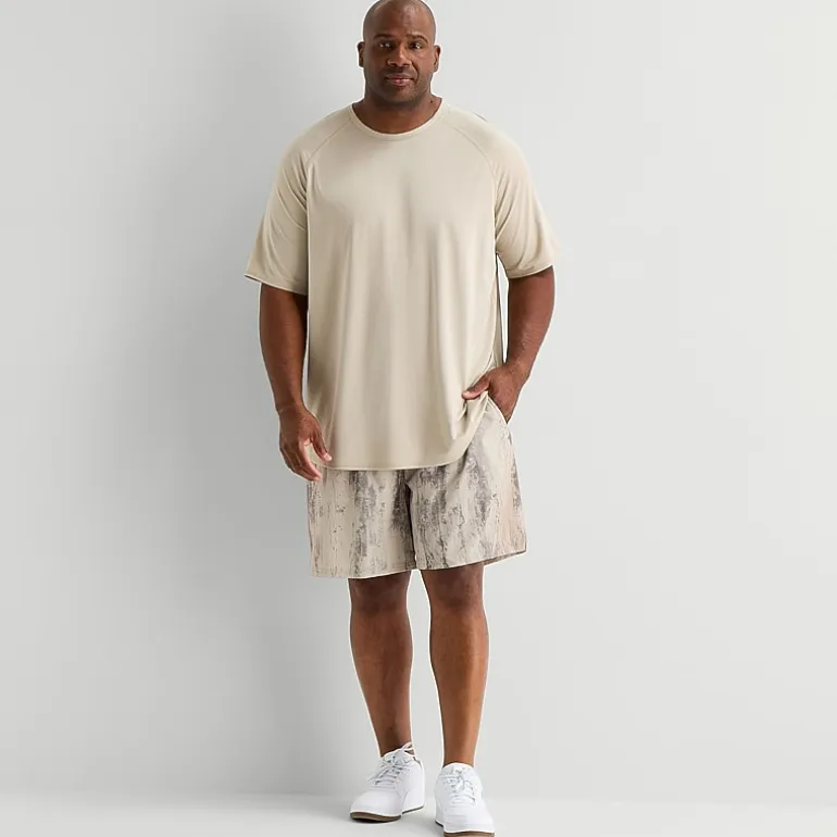 Xersion Mens 8" Big and Tall Moisture Wicking Wicked Workout Shorts