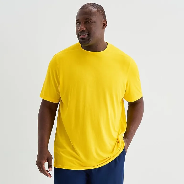 Xersion Mens Crew Neck Short Sleeve Quick Dry Active Big and Tall T-Shirt