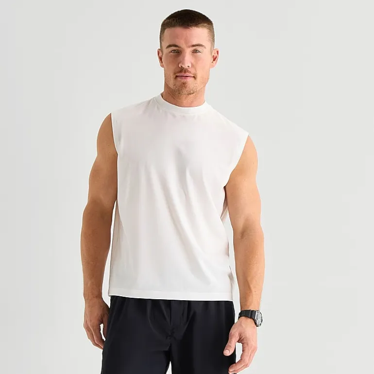 Xersion Mens Crew Neck Sleeveless Muscle T-Shirt