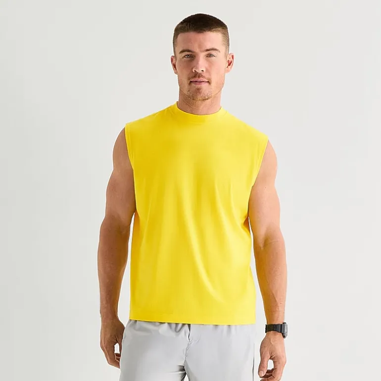 Xersion Mens Crew Neck Sleeveless Muscle T-Shirt