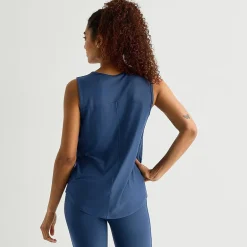 Xersion Mesh Womens Crew Neck Sleeveless Active Tank Top