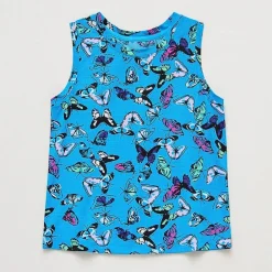 Xersion Performance Little & Big Kid Girls Crew Neck Sleeveless Active Tank Top