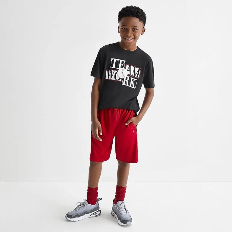 Xersion Pull-On Little & Big Kid Boys Moisture Wicking Basketball Short