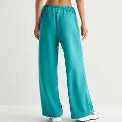 Xersion Scubaluxe Womens Drawstring Waist Wide Leg Mid Rise Regular Fit Sweatpant
