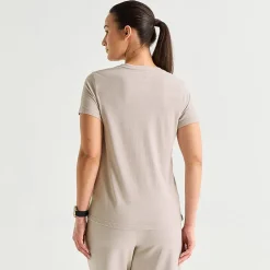 Xersion Womens Cotton Crew Neck Short Sleeve T-Shirt Tall