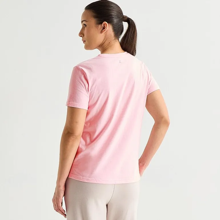 Xersion Womens Cotton Crew Neck Short Sleeve T-Shirt