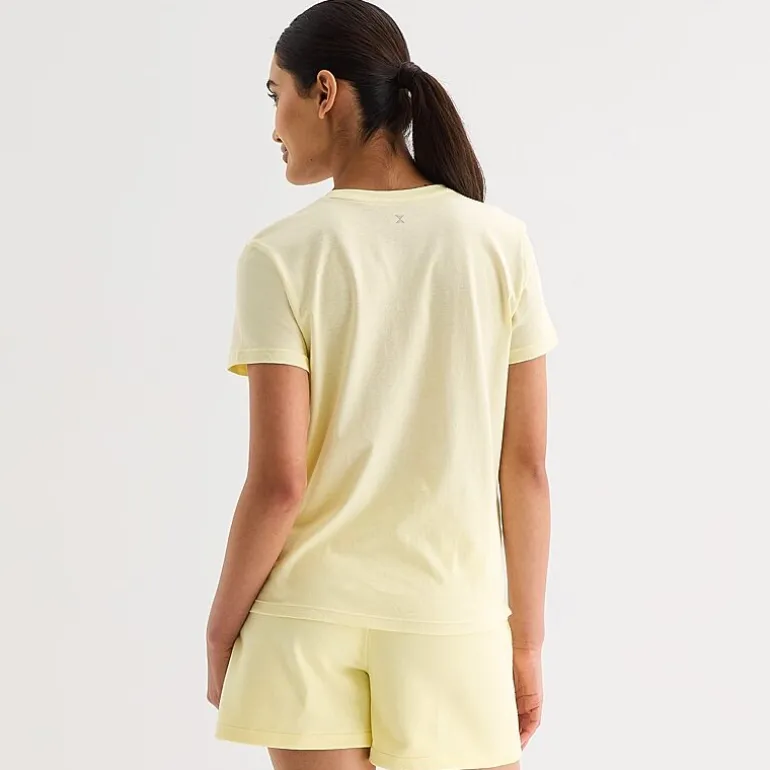 Xersion Womens Cotton Crew Neck Short Sleeve T-Shirt