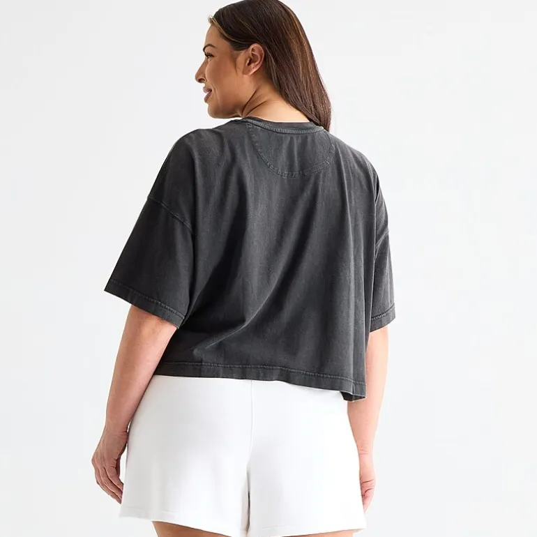 Xersion Womens Crew Neck Short Sleeve Active Plus T-Shirt