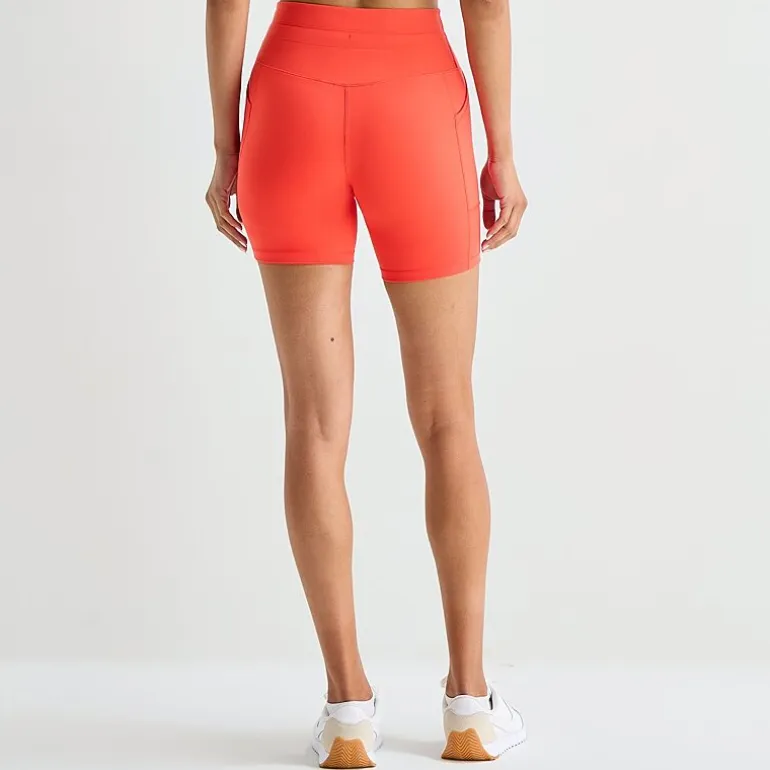 Xersion Womens 6" High Rise Stretch Fabric Drawstring Waist Quick Dry Bike Short