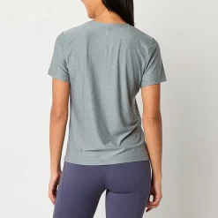 Xersion Womens Performance Crew Neck Short Sleeve T-Shirt Tall