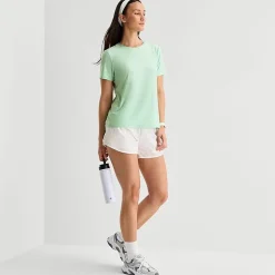 Xersion Womens Performance Crew Neck Short Sleeve T-Shirt
