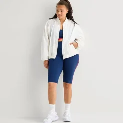 Xersion Womens Plus Midweight Track Jacket
