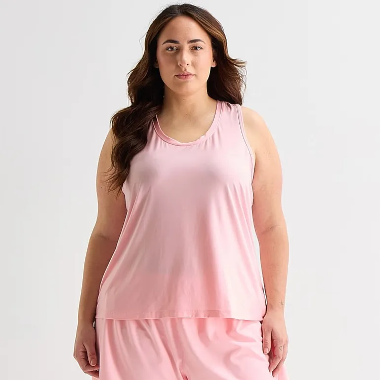 Xersion Womens U Neck Sleeveless Performance Tank Top Plus