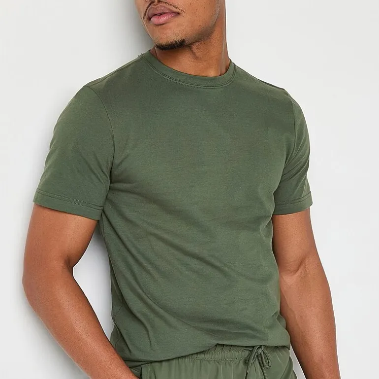 Xersion Xtreme Cotton Mens Crew Neck Short Sleeve T-Shirt