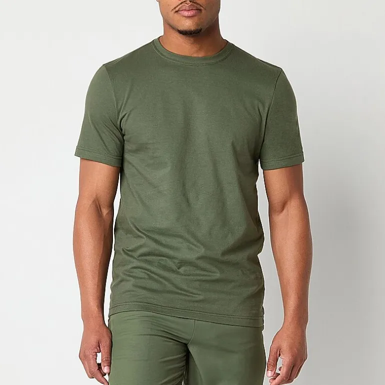 Xersion Xtreme Cotton Mens Crew Neck Short Sleeve T-Shirt