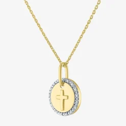 YES, PLEASE! 2-pc. Diamond-Accent Necklace Set in 14K Gold Over Silver