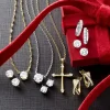 Yes, Please! Womens Lab Created White Sapphire Sterling Silver Round 2-pc. Jewelry Set