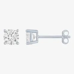 Yes, Please! Womens Lab Created White Sapphire Sterling Silver Round 2-pc. Jewelry Set