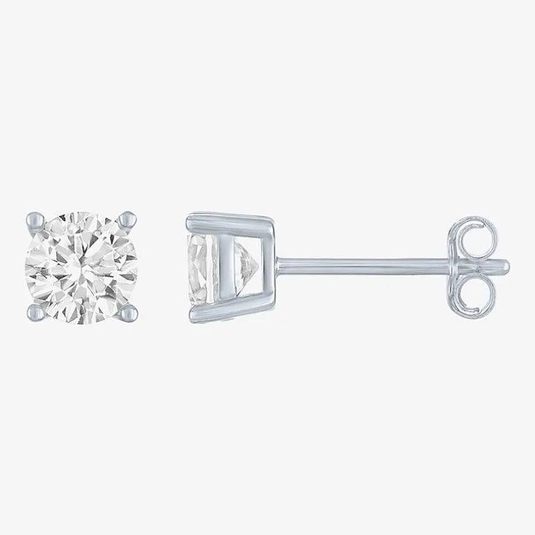 Yes, Please! Womens Lab Created White Sapphire Sterling Silver Round 2-pc. Jewelry Set
