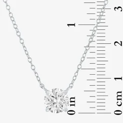 Yes, Please! Womens Lab Created White Sapphire Sterling Silver Round 2-pc. Jewelry Set