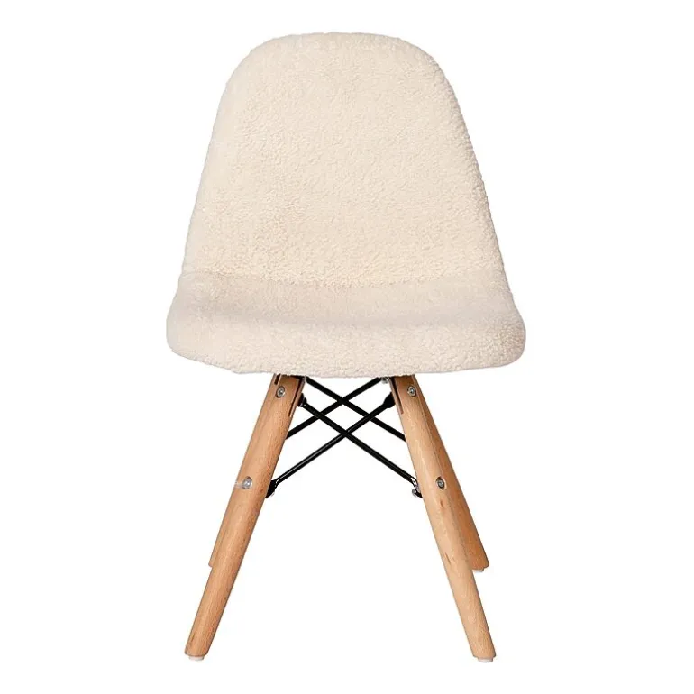 Zula Padded Sherpa Side Chair for Kids