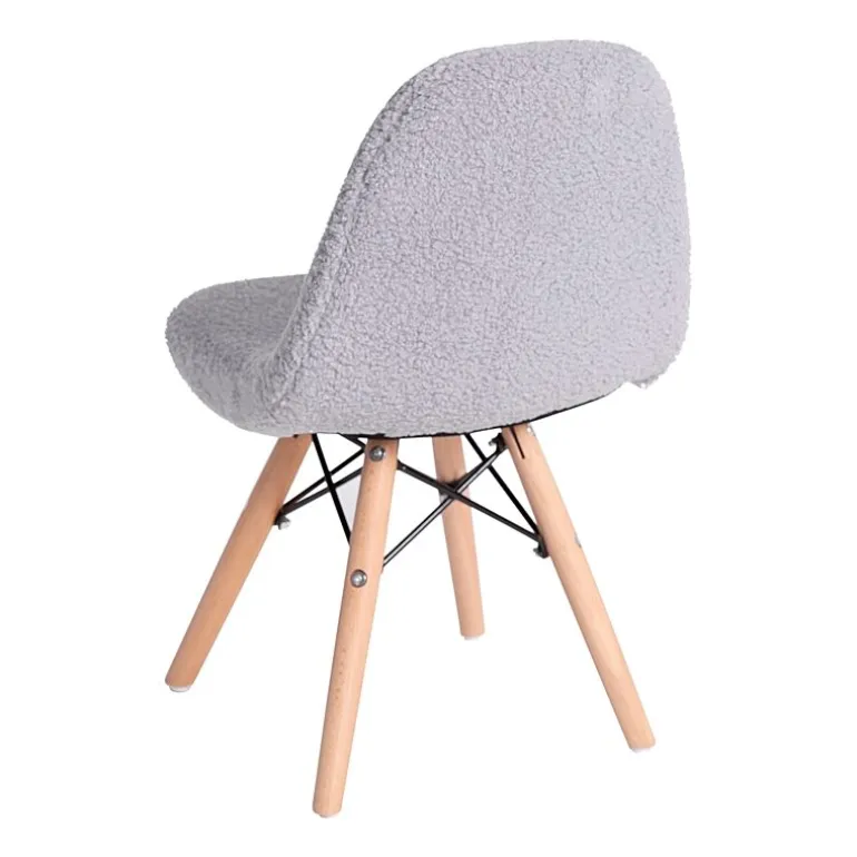 Zula Padded Sherpa Side Chair for Kids
